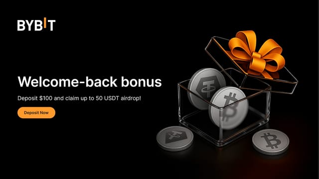 Back in the game? Grab your comeback bonus—up to 50 USDT airdrop!