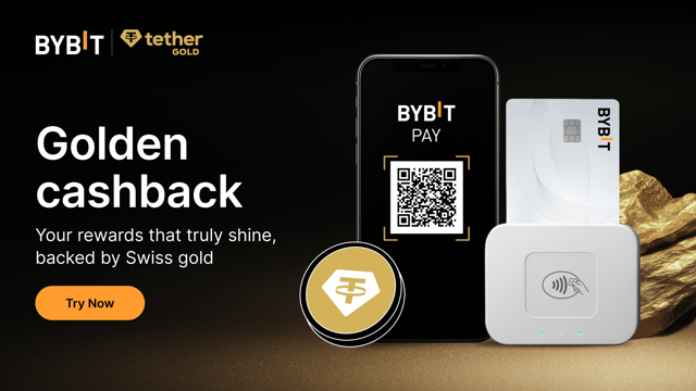 Bybit Pay x Bybit Card x XAUT – A tale of golden rewards
