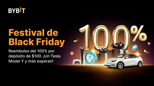 Festival de Black Friday: ¡Deposita para conseguir un reembolso del 100% y ganar un Tesla Model Y, unas Apple Vision Pro, un reloj IWC y más!