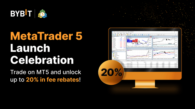 MetaTrader 5 Launch Celebration: Enjoy Up to 20% Off MT5 Trading Fees