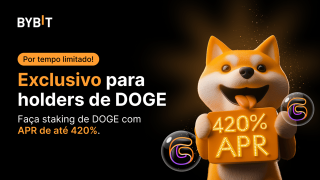 Acesse todo o potencial das suas posições em DOGE: Faça staking de DOGE com APR de até 420%! 🚀