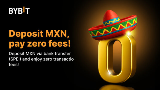 🚀 Enjoy zero fees on MXN deposits via SPEI!