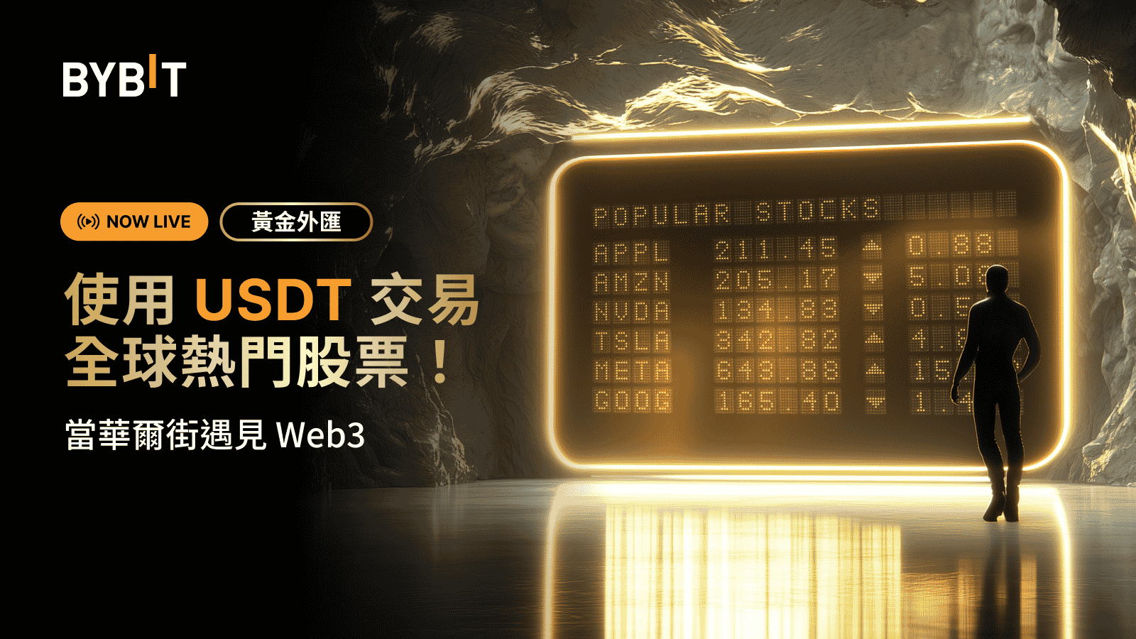 Bybit Announcement | Bybit 黃金外匯現支援股票交易：探索市場新高地！
