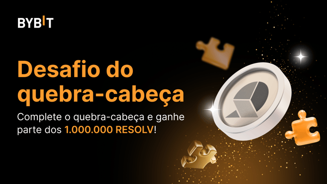 Complete o quebra-cabeça e ganhe muitos prêmios: 1.000.000 tokens RESOLV disponíveis!