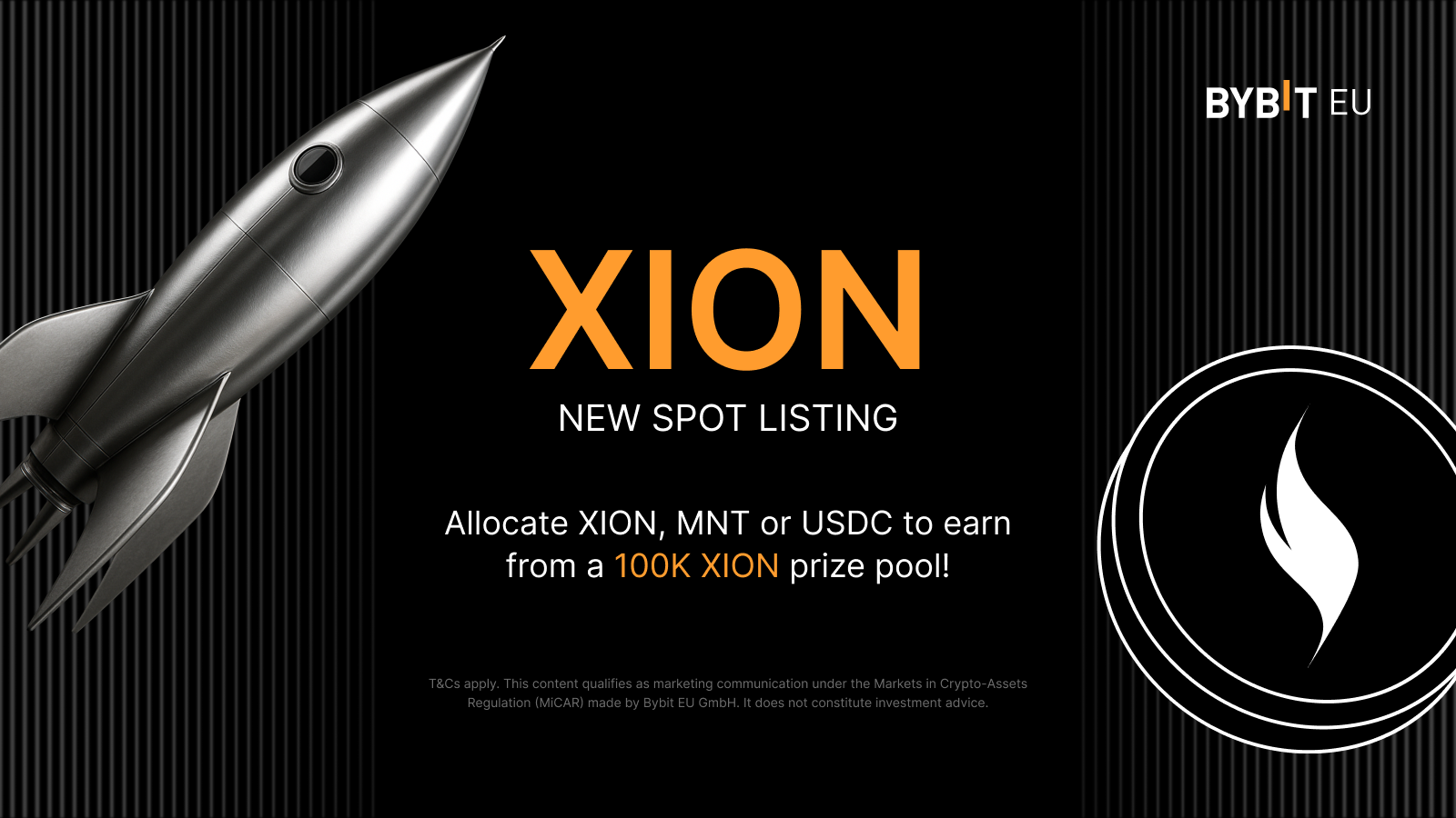 Bybit Announcement | First Launchpool in Bybit EU: Use XION, MNT or USDC to  earn a share of 100,000 XION!