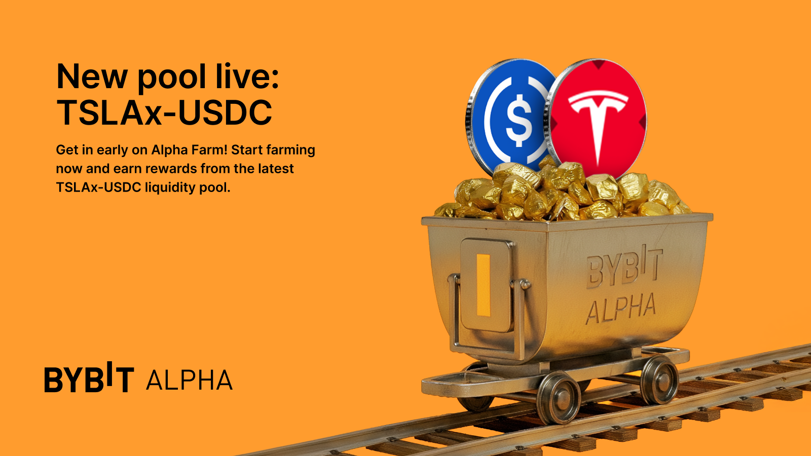 TSLAx-USDC : new liquidity pools added to Alpha Farm