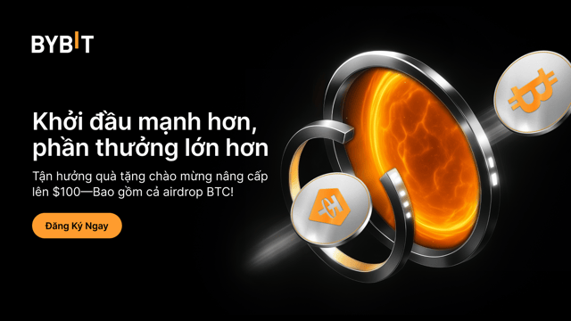 Khởi đầu mạnh mẽ hơn, phần thưởng lớn hơn — tận hưởng Quà Tặng Chào Mừng 100 USDT!