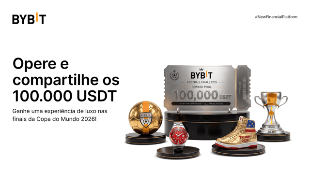 Opere para ganhar ingressos VIP para a final da Copa do Mundo de Futebol de 2026: Compartilhe até 100.000 USDT e concorra a uma experiência VIP de luxo de 3 dias na final da Copa do Mundo de Futebol de 2026!