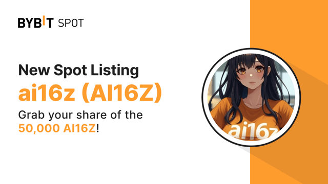 New Listing: AI16Z/USDT — Grab a Share of the 50,000 AI16Z Prize Pool