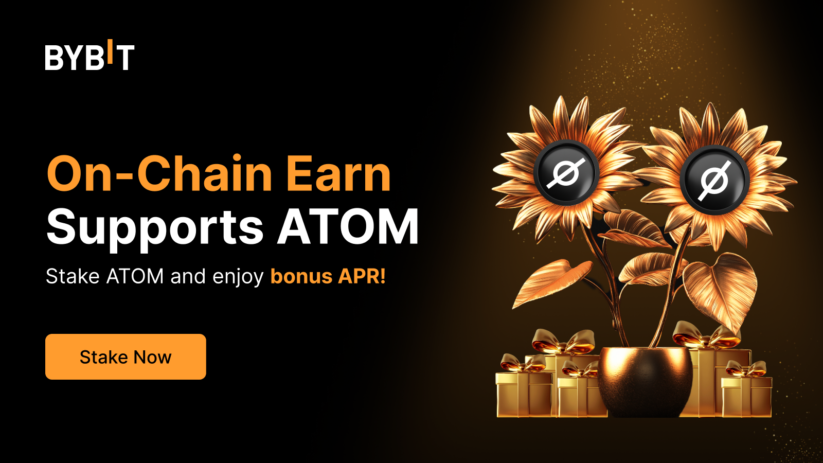 Bybit Announcement | Bybit On-Chain Earn: Cosmos (ATOM) Now Supported!