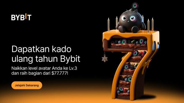 #7UpBybit: Rayakan ulang tahun ke-7 Bybit dan berbagi total hadiah $2,5 juta!