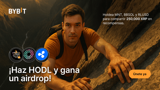 HOLDea MNT, RLUSD y BBSOL y gana stablecoins