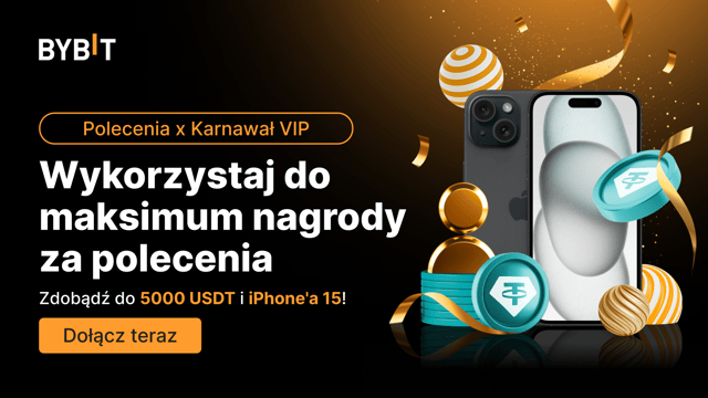 Zaproszenia x Karnawał VIP: Wygraj do 5000 USDT i iPhone'a 15!