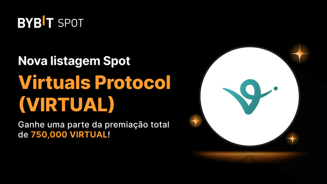 Nova Listagem: VIRTUAL/USDT — Garanta sua parte do prêmio total de 750.000 VIRTUAL
