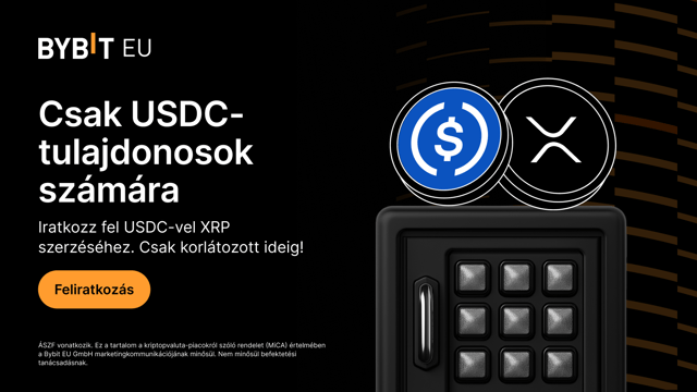 Bybit EU Reward Service: Stake-elj- USDC-t 100%-os APR szerzéséhez XRP-ben