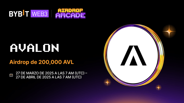 Participa en el airdrop de Avalon y reclama tu parte de los 200,000 en tokens AVL.