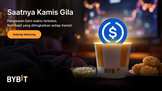 Dapatkan APR hingga 200% dengan penawaran Earn Kamis Gila Bybit!