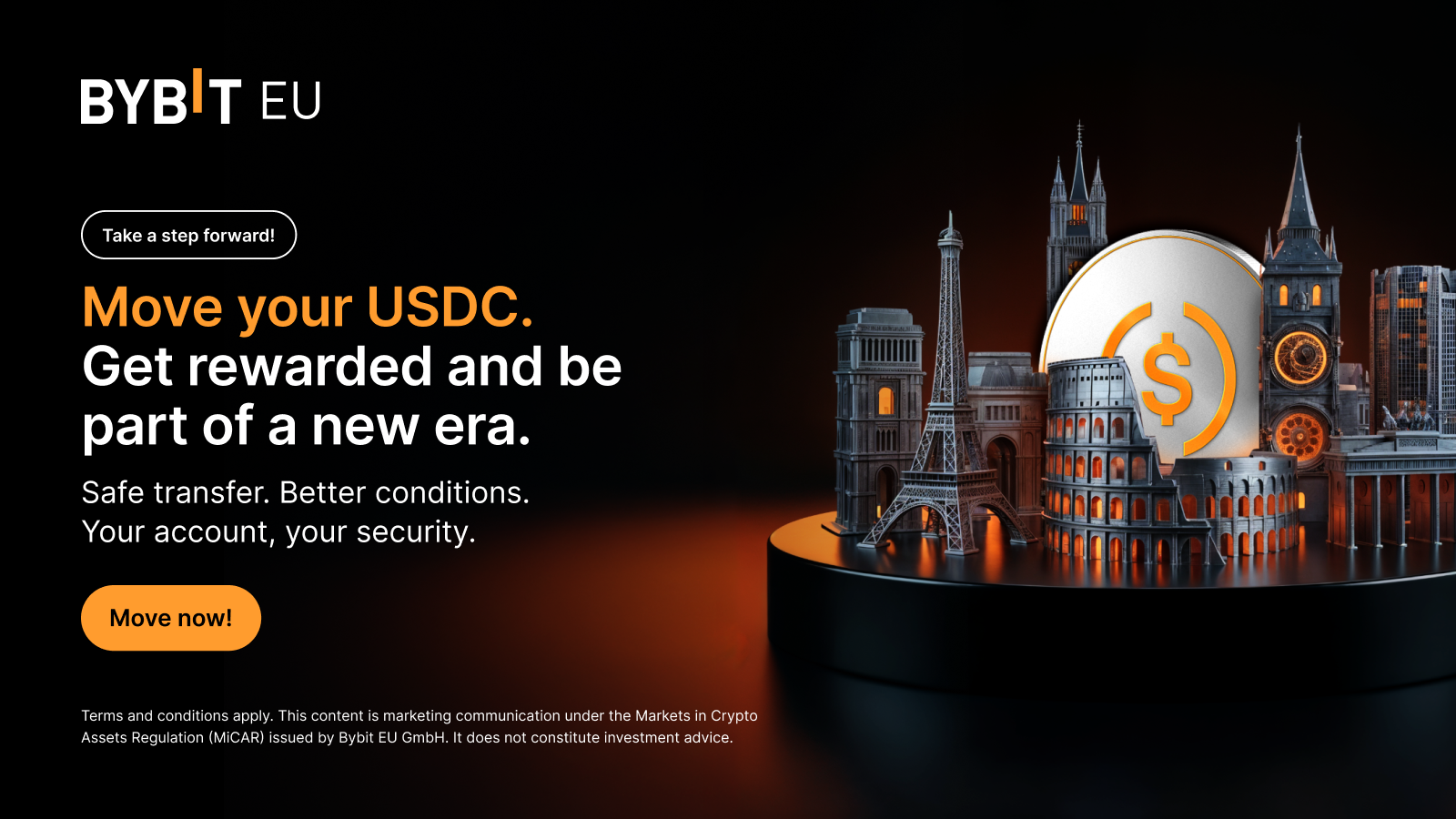 Bybit Announcement | Transfer & Earn with USDC — Move Your USDC and Join  the New Era with Bybit EU