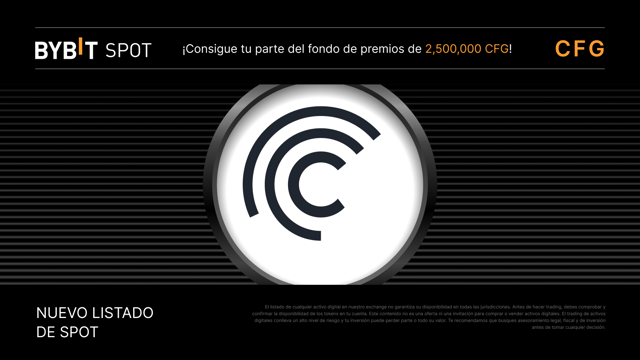 Bybit listará CENTRIFUGE (CFG) en Spot