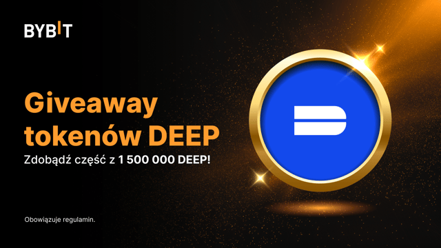 [Wybrane regiony] Do zgarnięcia 1 500 000 tokenów DEEP — Nie przegap!