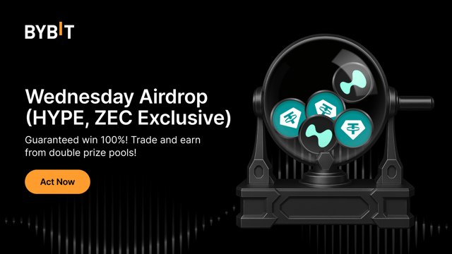 Wednesday Airdrop: 100% guaranteed reward! Trade HYPE, ZEC to earn from dual pools!