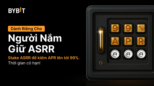 Hãy tham gia bữa tiệc ASRR: Stake ASRR để tận hưởng 99% APR và chia sẻ tổng thưởng trị giá 500,000 ASRR!