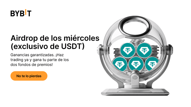 Airdrop de los miércoles: ¡haz  trading para ganar de dos fondos  de $120,000!