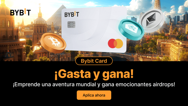 Gasta y gana con la Bybit Card: Navega hacia una aventura mundial y gana airdrops emocionantes