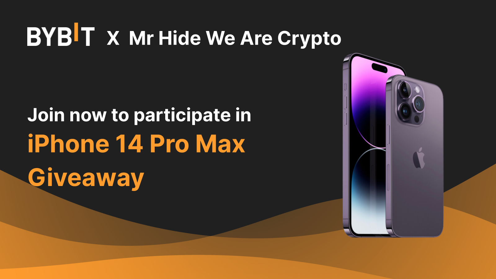 Bybit Announcement | Exclusive iPhone 14 Giveaway for Mr Hide We Are Crypto  Users