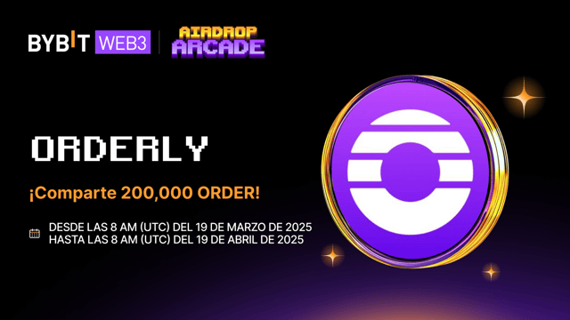 Airdrop de Orderly: ¡gana parte de los 200,000 ORDER disponibles!