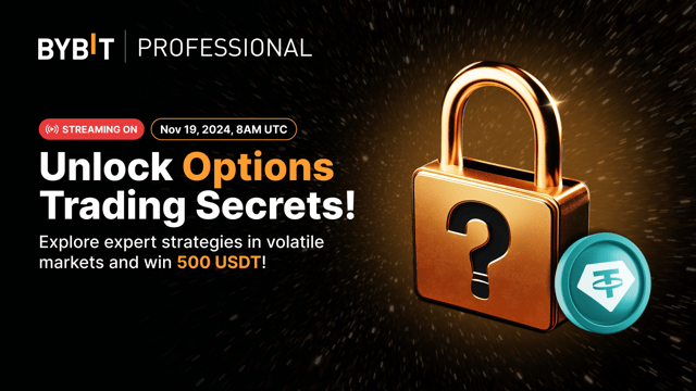 [Bybit Mastermind Ep. 3] Crypto Options Trading in Uncertain Times: Strategies, Insights, and 500 USDT Giveaway!