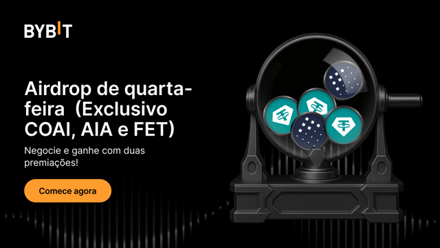 Airdrop de quarta-feira: negocie COAI, AIA e FET para ganhar com duas premiações!