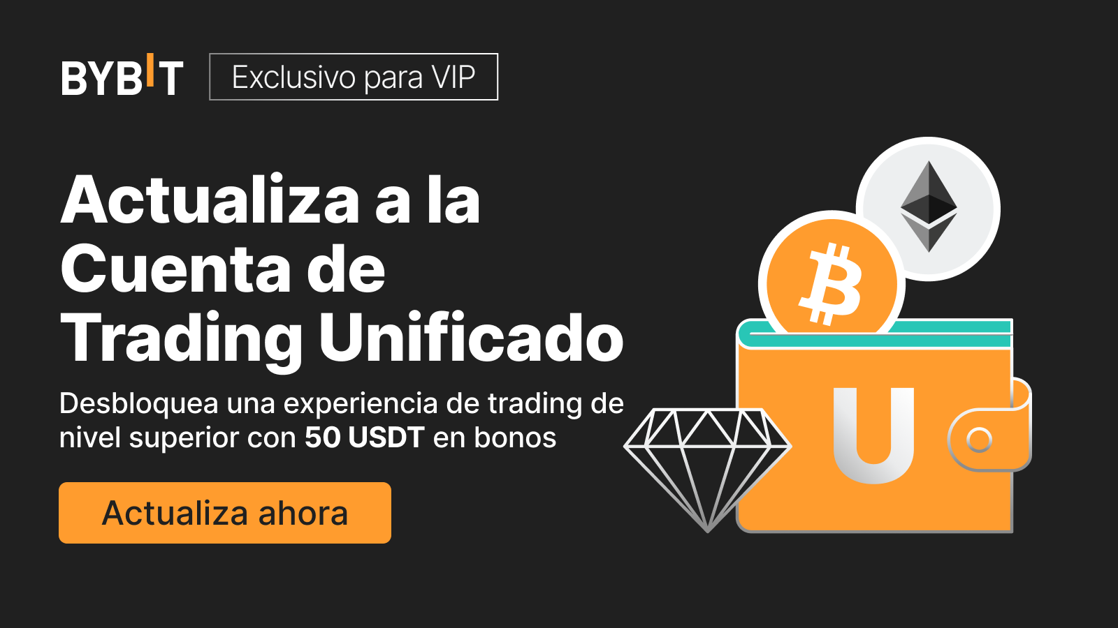 Bybit Announcement | VIP Exclusive: Upgrade to Unified Trading Account and  Win 50 USDT in Bonuses
