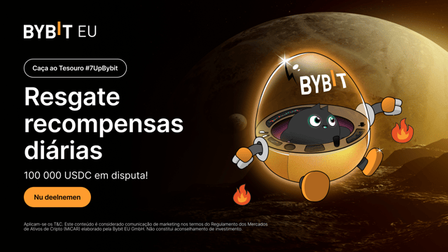 Caça ao Tesouro #7UpBybit: Ganhe a sua parte de 100 000 USDC!