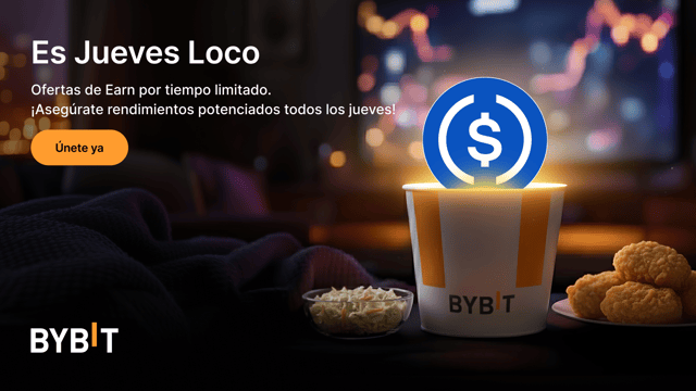 ¡Consigue un APR de hasta el 200% con las ofertas para Earn por Jueves Loco de Bybit!