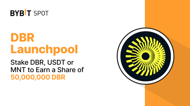 Bybit Launchpool: Stake DBR, USDT, or MNT to Earn a Share of 50,000,000 DBR!