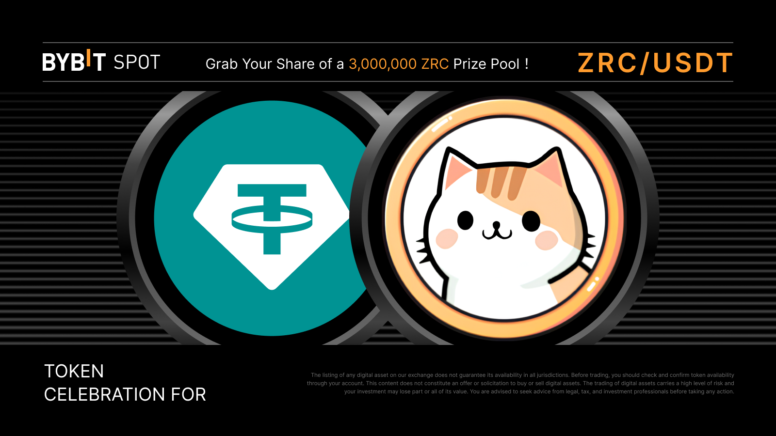 Bybit Announcement | ZRC Token Splash — Grab a share of the 3,000,000 ZRC  prize pool
