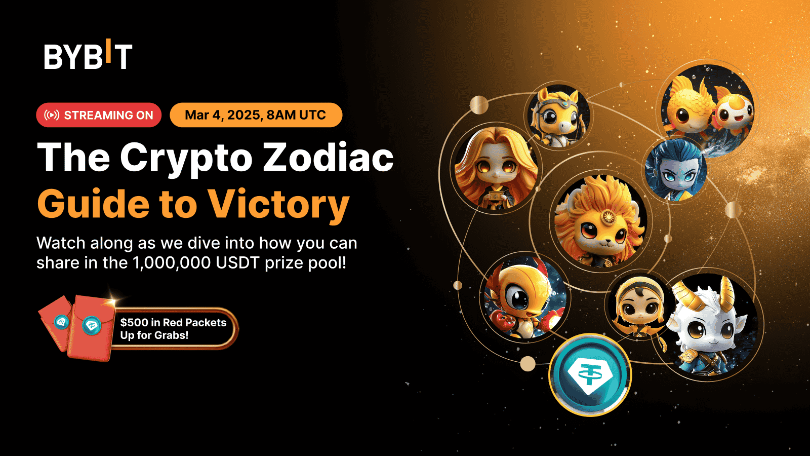 Bybit Announcement | [Livestream] The Crypto Zodiac League Begins – Which  Sign Will Take the Throne of Trading?