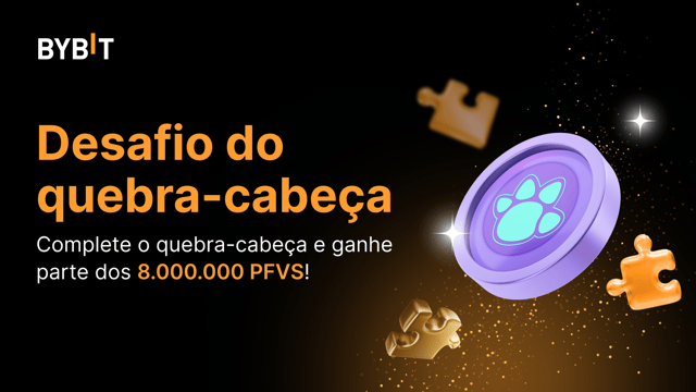 Complete o quebra-cabeça e ganhe muitos prêmios: 8.000.000 tokens PFVS disponíveis