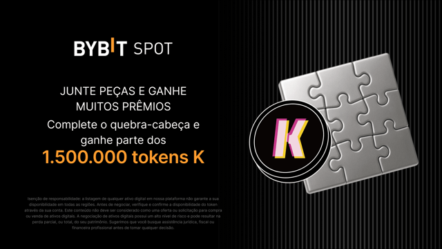Complete o quebra-cabeça e ganhe muito: 1.500.000 tokens K disponíveis!