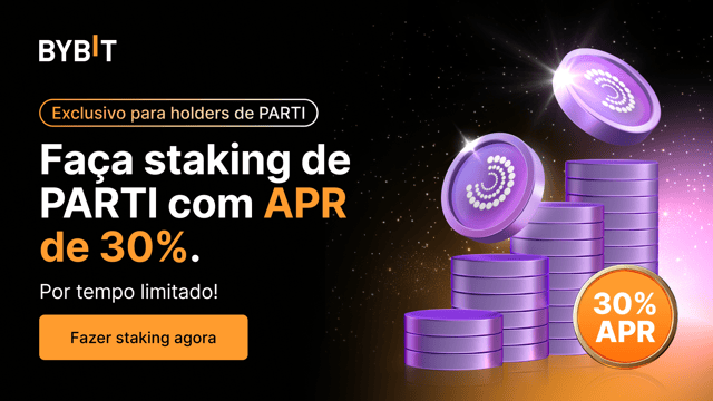 Entre na festa da PARTI: faça staking de PARTI com 30% de APR e ganhe parte do prêmio de 200.000 PARTI!