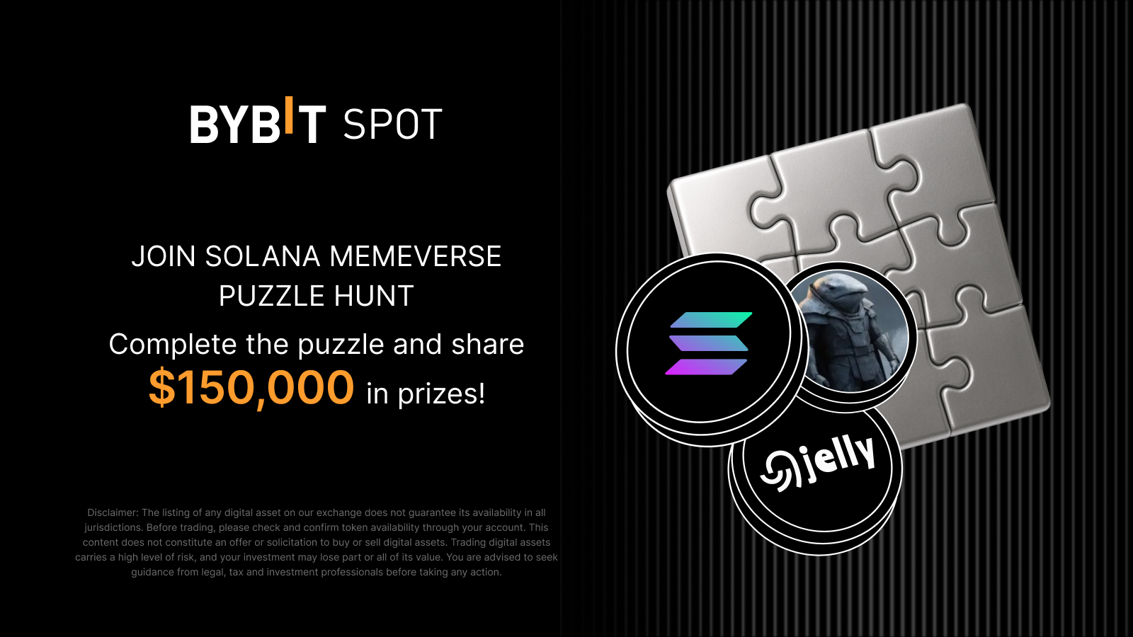 Bybit Announcement | Join Solana Memeverse Puzzle Hunt and win a share of  150,000 USDT in prizes