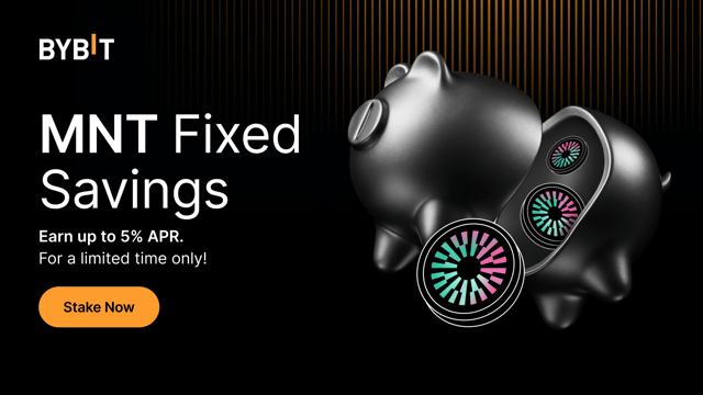 Join the MNT party: Stake MNT to enjoy up to 5% APR and share a 100,000 MNT prize pool!