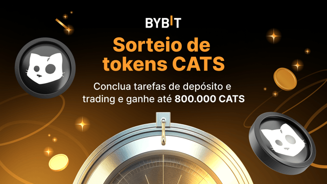 CATS Hype! Deposite, negocie e ganhe até 800.000 tokens CATS 🐱