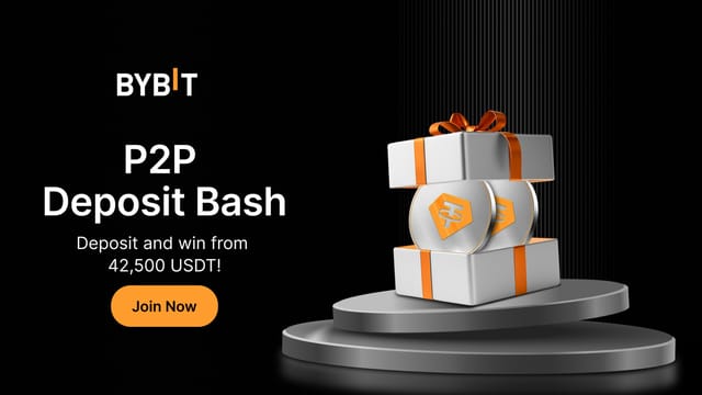 [Regional exclusive] P2P Deposit Bash: Win up to 42,500 USDT!