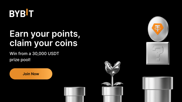 [Bybit x Tether]: Earn your points, claim your coins!