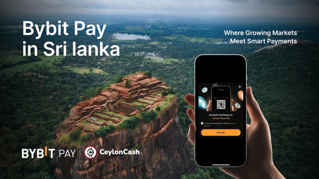 Bybit partners with CeylonCash to bring crypto payments to Sri Lanka!