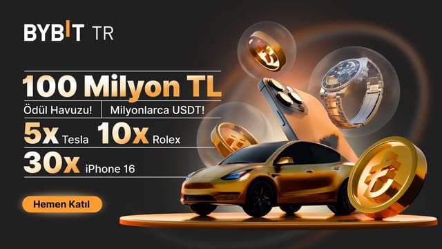 🚀 Milyonerlerin Yolu Devam Ediyor: Tesla, Rolex, USDT Ödülleri İle Tam 100 Milyon TL Ödül Havuzu! 🔥
