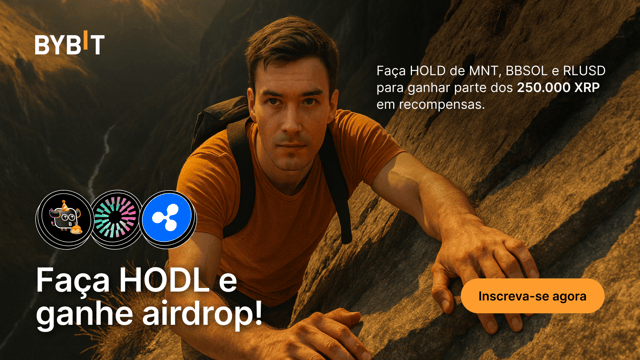 Faça HODL MNT, RLUSD e BBSOL e ganhe 250.000 XRP