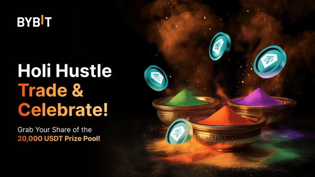[Selected Regions Only] 🎨 Holi Hustle – Trade & Celebrate! Join and share 20,000 USDT in rewards!